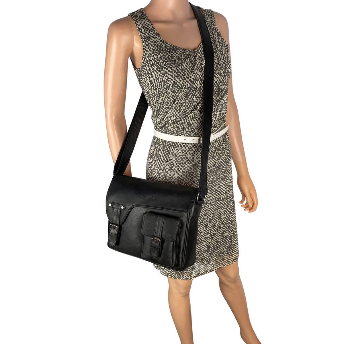 Messenger Bag - Shoulder Bag Leather - 6 colours - Arrigo: Red