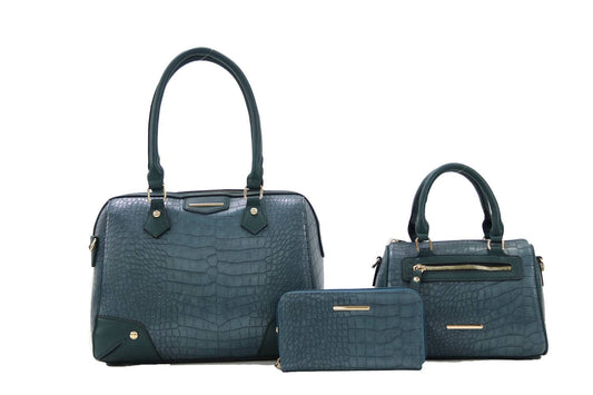 Handbag Set 3 in 1 S1964 I Jolene Couture: Olive