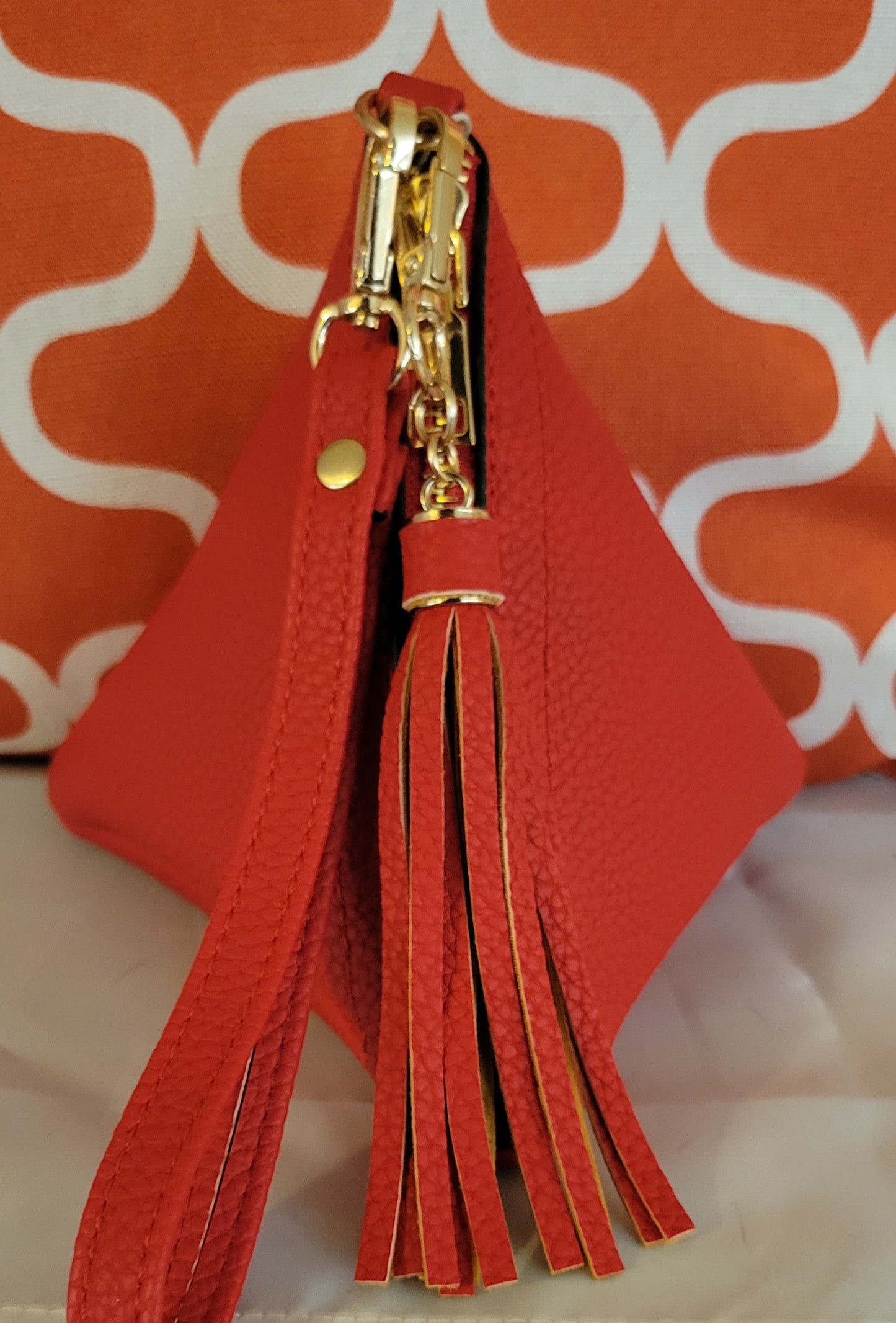 *NEW* Red Pyramid Wristlet