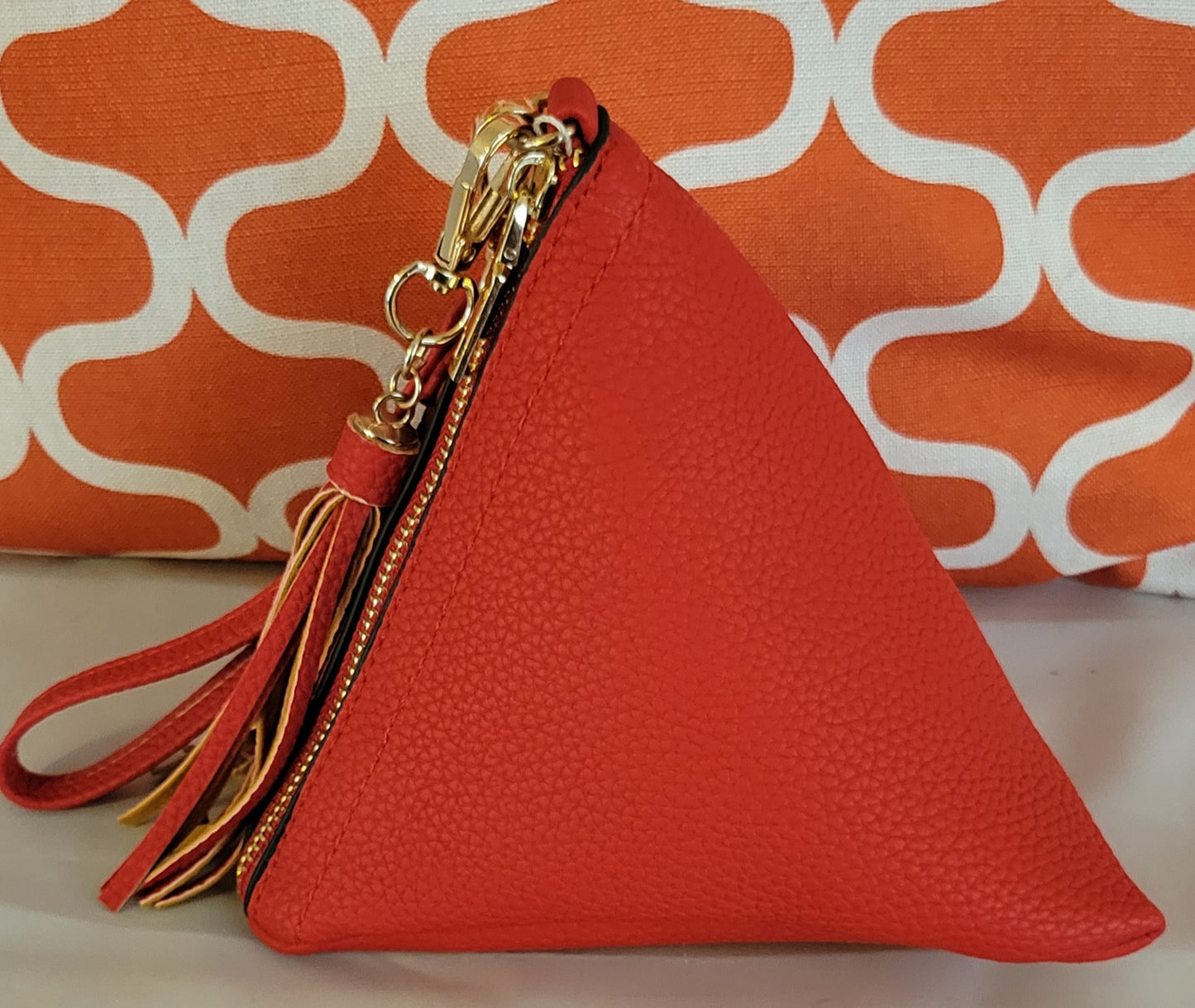 *NEW* Red Pyramid Wristlet