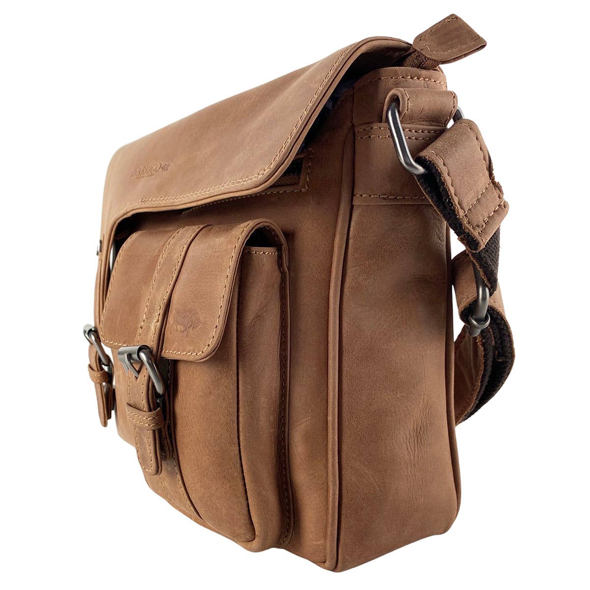 Messenger Bag - Shoulder Bag Leather - 6 colours - Arrigo: Red