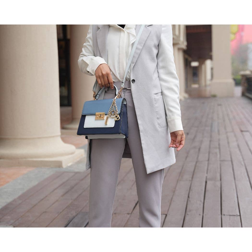 MKF Collection Quinzel Shoulder Bag by Mia K: Beige