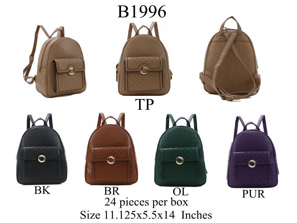 Backpack B1996 I Jolene Couture I New Collection: Purple