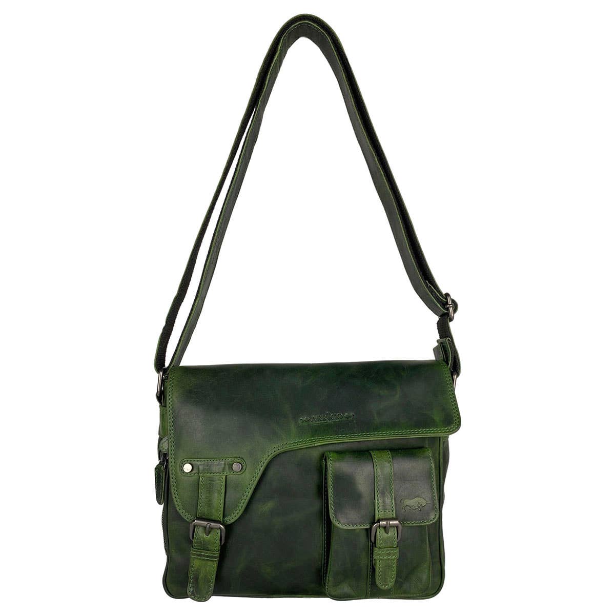 Messenger Bag - Shoulder Bag Leather - 6 colours - Arrigo: Red