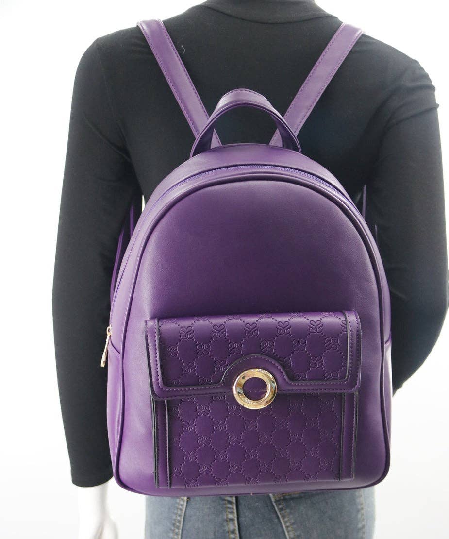 Backpack B1996 I Jolene Couture I New Collection: Purple