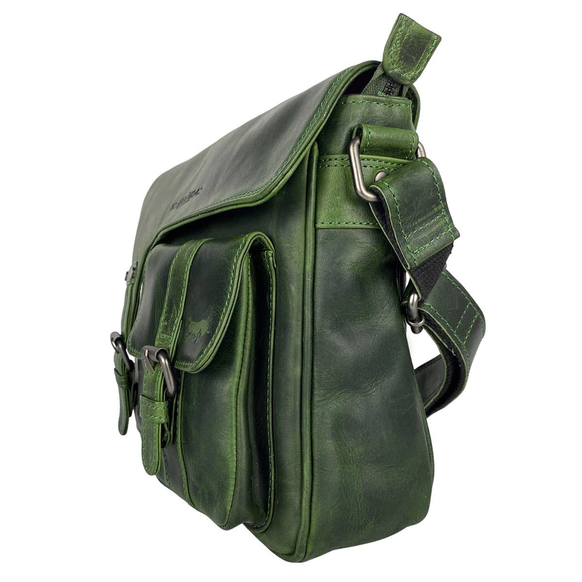 Messenger Bag - Shoulder Bag Leather - 6 colours - Arrigo: Red