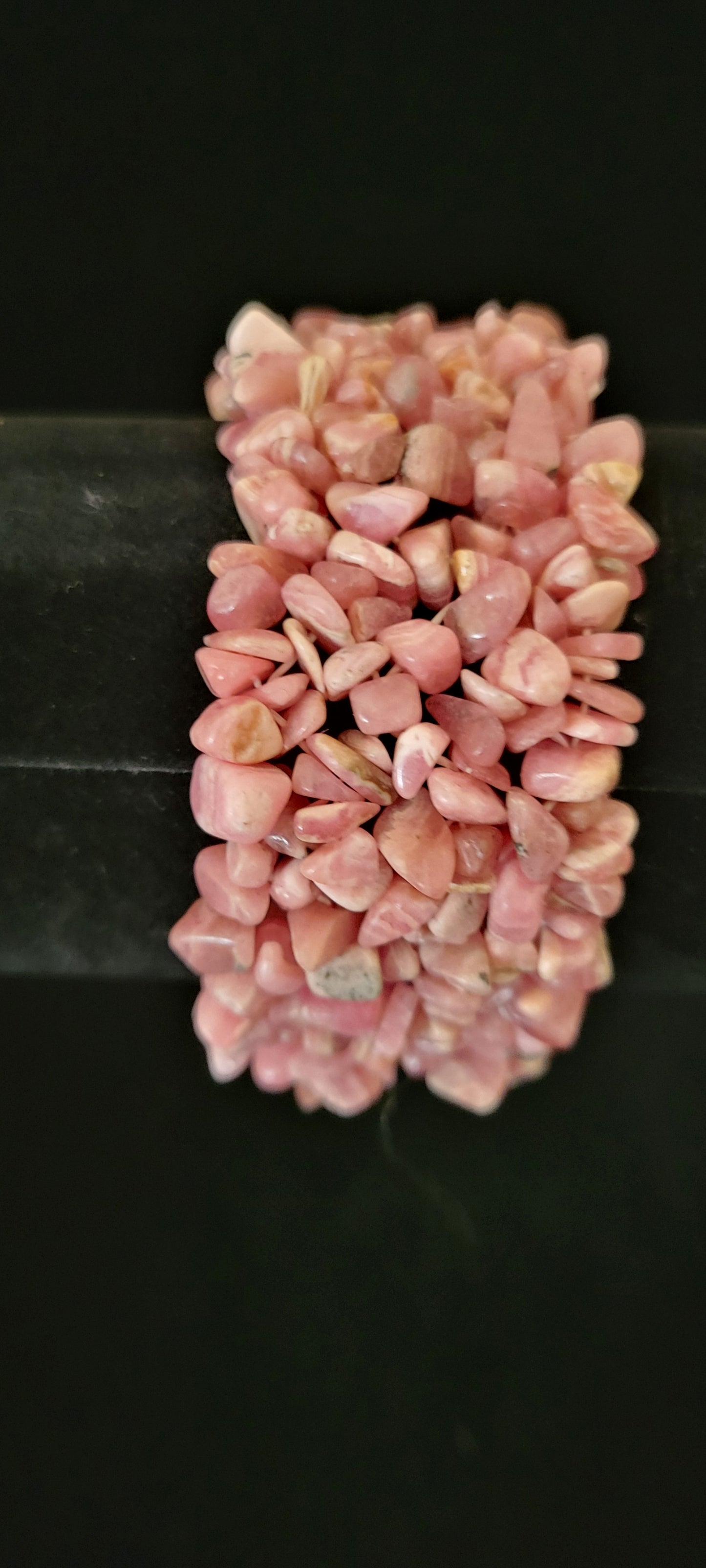 Pink Coral Stone Bracelet