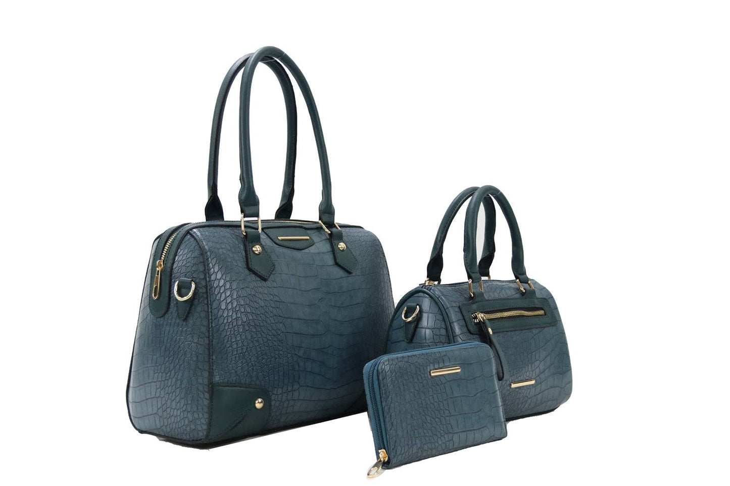 Handbag Set 3 in 1 S1964 I Jolene Couture: Olive