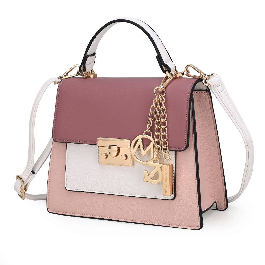 MKF Collection Quinzel Shoulder Bag by Mia K: Blush