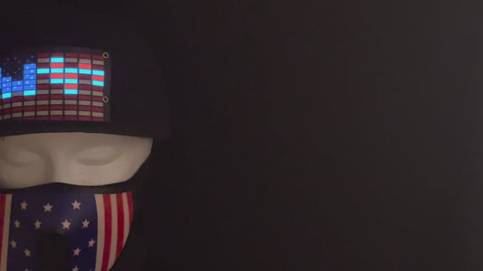 LED Light Up American Flag Hat