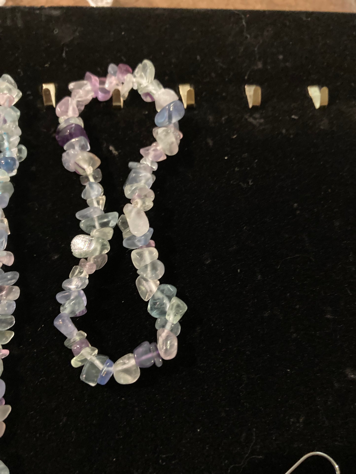 3pc Multi Color Aqua Stone Necklace, Bracelet & Earring Set