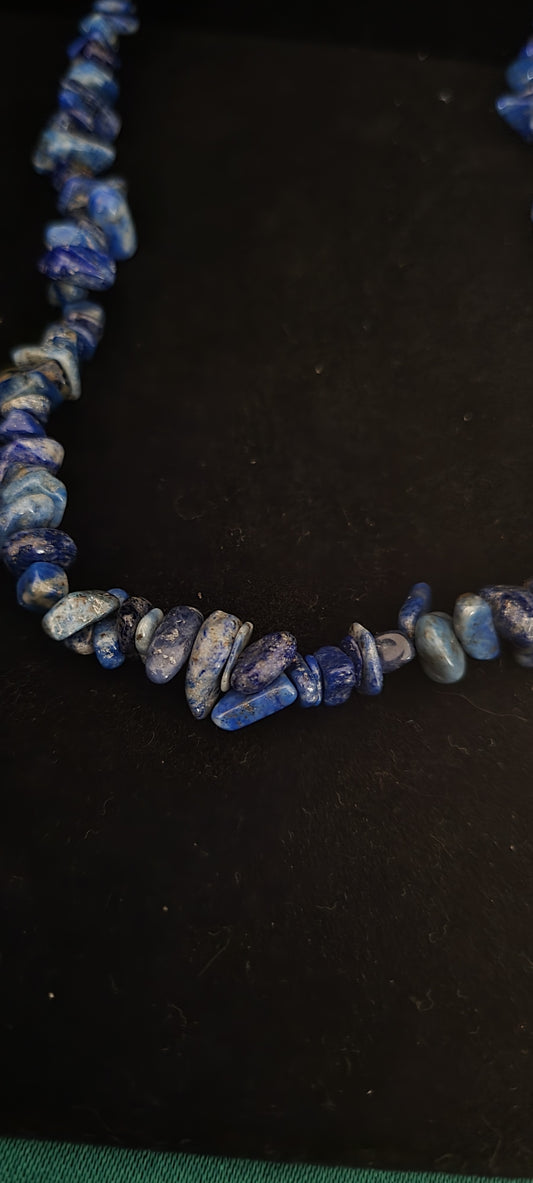 Ocean Blue Stone Necklace